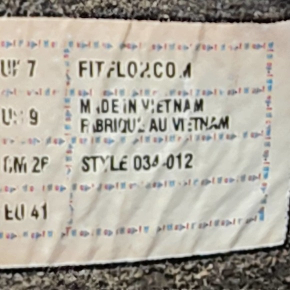 Fit Flop Womens Electra Bronze Sequins Brown Thong Sandal Size 9 Wedge Walking - Picture 7 of 9